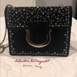 Suede crossbody Salvatore Ferragamo